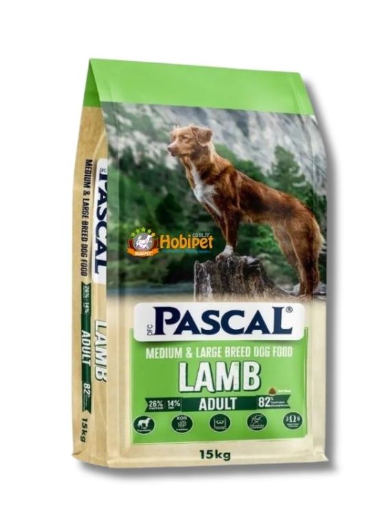 Pascal Kuzu Etli Pirinçli Yetişkin Köpek Maması 15 Kg