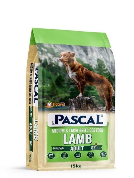 Pascal Kuzu Etli Pirinçli Yetişkin Köpek Maması 15 Kg
