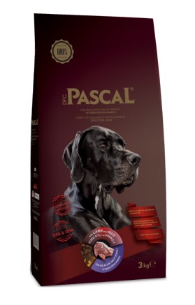 Pascal - Pascal Kuzu Etli Pirinçli Yetişkin Köpek Maması 3 Kg