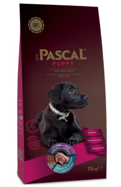 Pascal - Pascal Puppy Kuzu Etli Pirinçli Yavru Köpek Maması 15 Kg