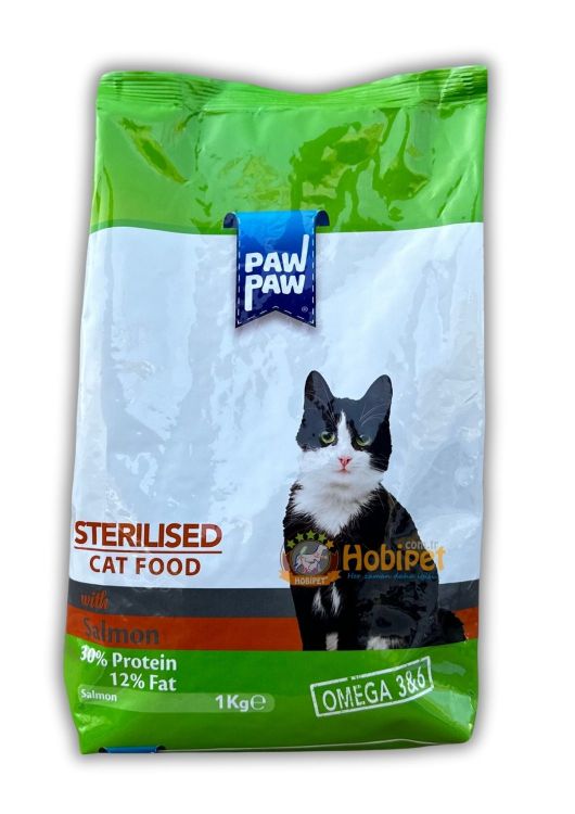 Paw Paw Sterilised Somonlu Kısır Kedi Maması 1Kg