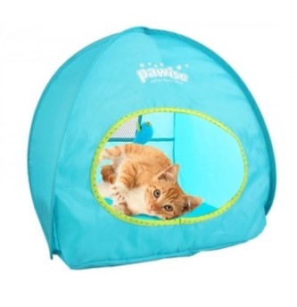 Pawise - Pawise Kuş Oyuncaklı Kedi Çadırı