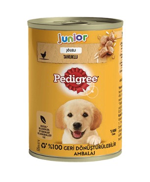Pedigree - Pedigree Tavuklu Yavru Köpek Konserve 400 Gr X 24 Adet