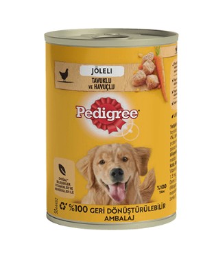 Pedigree - Pedigree Tavuklu Yetişkin Köpek Konserve 400 Gr X 24 Adet