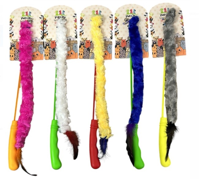 Pet City - Pet City Gül Olta Kedi Oyuncağı Rd-1003 X 10 Adet