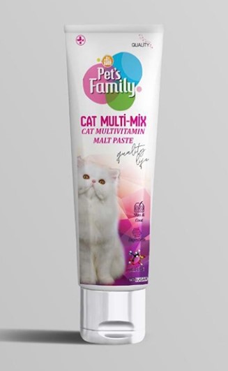 Pets Family - Pets Family Cat Multivitamin Paste 100 Gr X 12 Adet