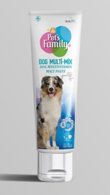 Pets Family - Pets Family Dog Multivitamin Paste 100 Gr X 12 Adet