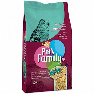 Pets Family Soyulmuş Muhabbet Kuşu Yemi 400 Gr X 10 Adet