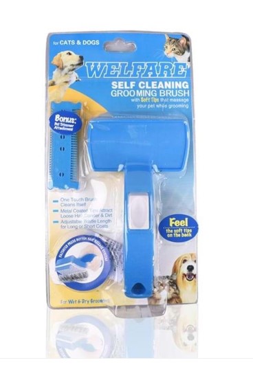 Petzoom - Welfare Petzoom Kedi Köpek Tüy Bakım Tarak Seti Yk-2