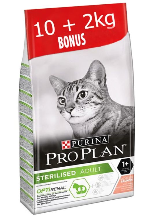 Pro Plan Cat Sterilised Somonlu 10+2 Kg
