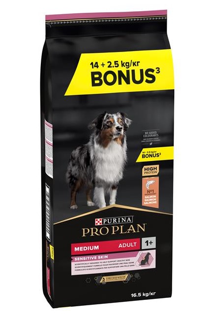 Pro Plan Dog Medium Adult Somonlu 14+2.5 Kg