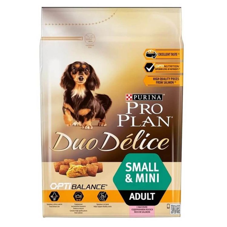 Pro Plan Dog Duo Delice S/Mini Somon 2.5 Kg