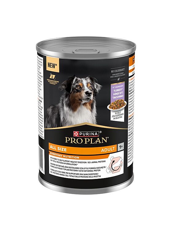 Pro Plan Jöle İçinde Hindili Yetişkin Köpek Konservesi 400 gr - 1