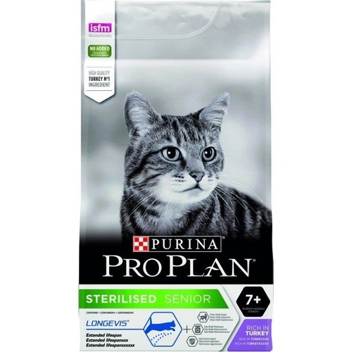 Pro Plan Cat Senior Sterilised Hindili 3 Kg