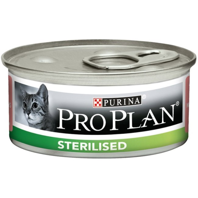 Pro Plan - Pro Plan Sterilised Somon Ve Ton Balıklı Kedi Konserve 85 Gr X 24 Adet
