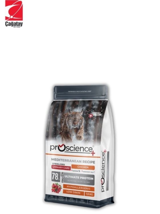 Pro Science Kısırlaştırılmış Kediler İçin Tavuklu Kedi Maması 1.5 Kg