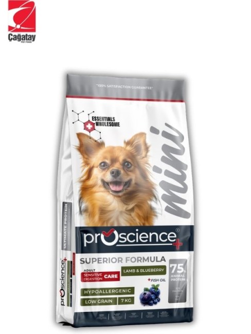 Pro Science - Pro Science Kuzu Etli & Yaban Mersinli Küçük Irk Yetişkin Köpek Maması 7 Kg