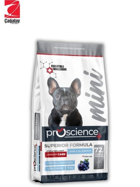 Pro Science - Pro Science Kuzulu ve Yaban Mersinli Kısırlaştırılmış Mini Irk Köpek Maması 7 Kg