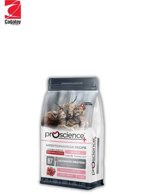 Pro Science - Pro Science Mother & Babycat Somonlu Anne ve Yavru Kedi Maması 1.5 Kg