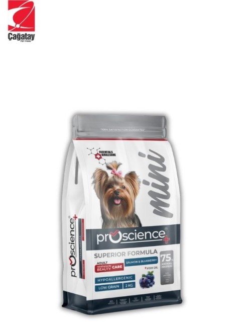 Pro Science - Pro Science Somonlu & Yaban Mersinli Küçük Irk Yetişkin Köpek Maması 2 Kg
