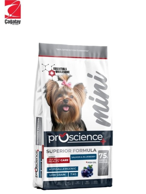 Pro Science - Pro Science Somonlu & Yaban Mersinli Küçük Irk Yetişkin Köpek Maması 7 Kg