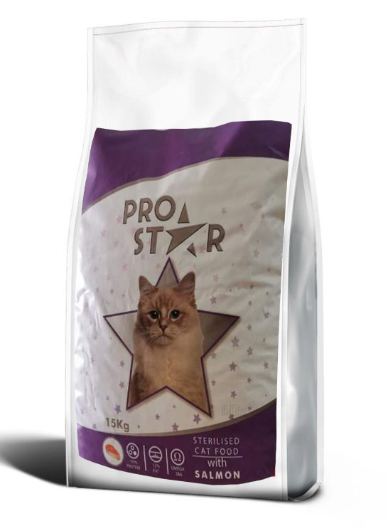 Pro Star Somon Balıklı Kısır Kedi Maması 15kg