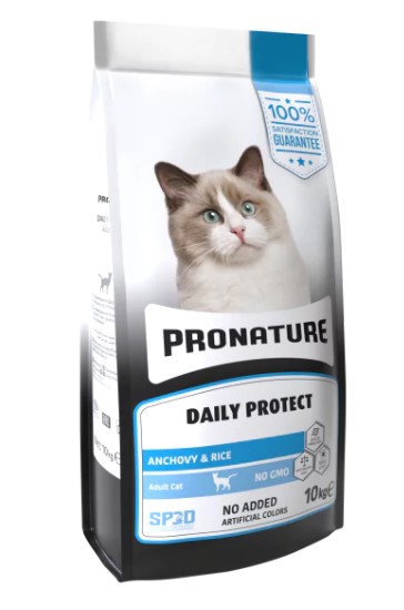 Pronature Daily Protect Hamsili Pirinçli Yetişkin Kedi Maması 10 Kg