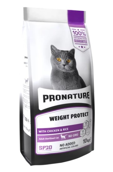 Pronature Sterilised Weight Protect Tavuklu Pirinçli Kısır Kedi Maması 10 Kg