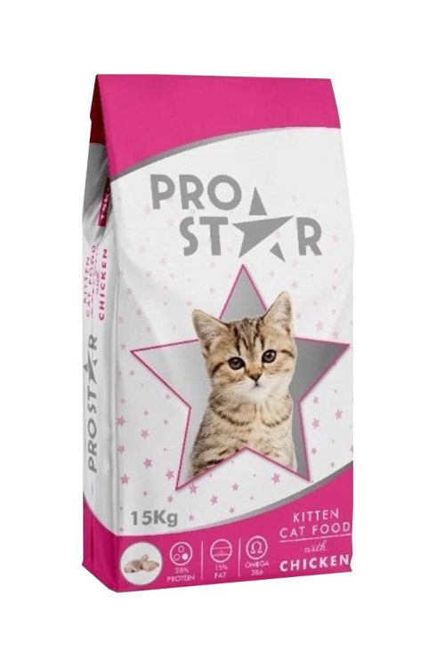 Pro Star Tavuklu Yavru Kedi Maması 15kg