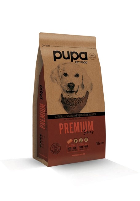 Pupa - Pupa Premium Somonlu Yetişkin Köpek 15 Kg