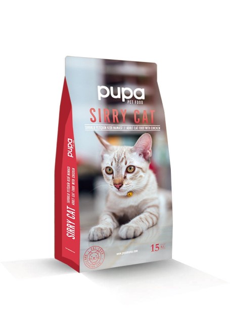 Pupa - Pupa Sırry Cat Tavuklu Mama 15 Kg