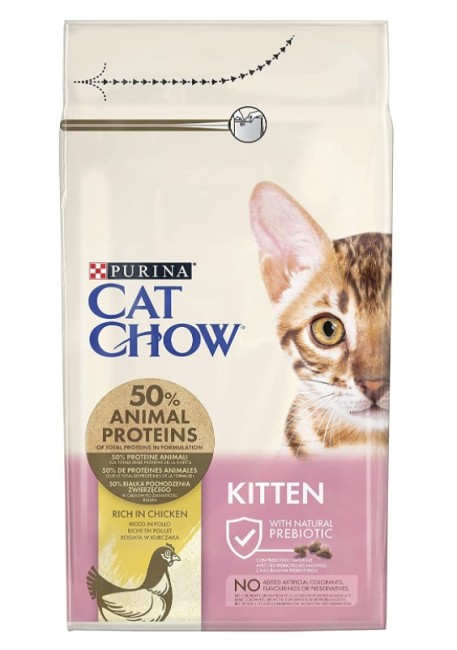 Purina - Purina Cat Chow Kitten Tavuklu Yavru Kedi Maması 1.5 Kg