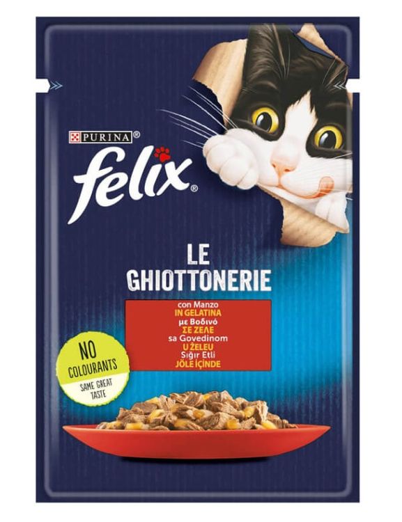 Felix Sığır Etli Yetişkin Pouch Mama 85 Gr X 26 Adet