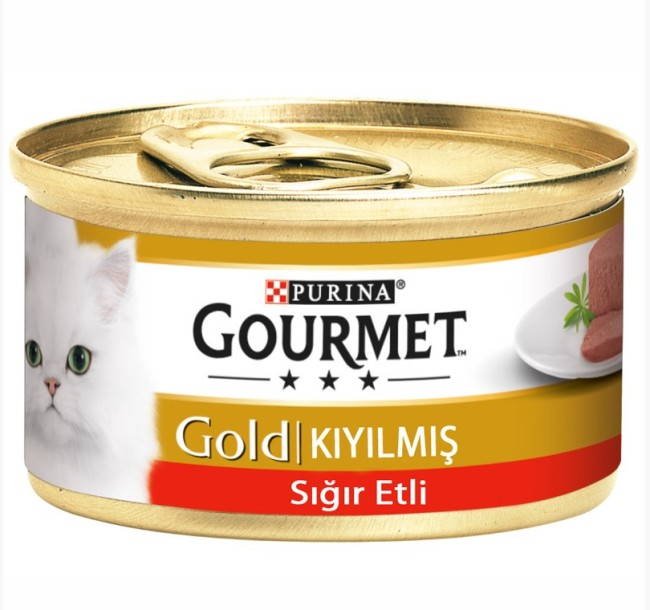 Purina - Purina Gourmet Kıyılmış Sığır Etli 85 Gr X 24 Adet