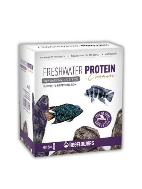Reeflowers - Reeflowers Freshwater Protein Cream Jel Balık Yemi 5 Gr 20 Lİ
