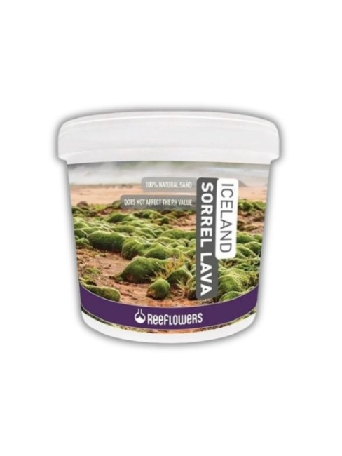 Reeflowers - Reeflowers İceland Sorrel Lava 4-6 Mm Doğal Akvaryum Kumu 15 Kg