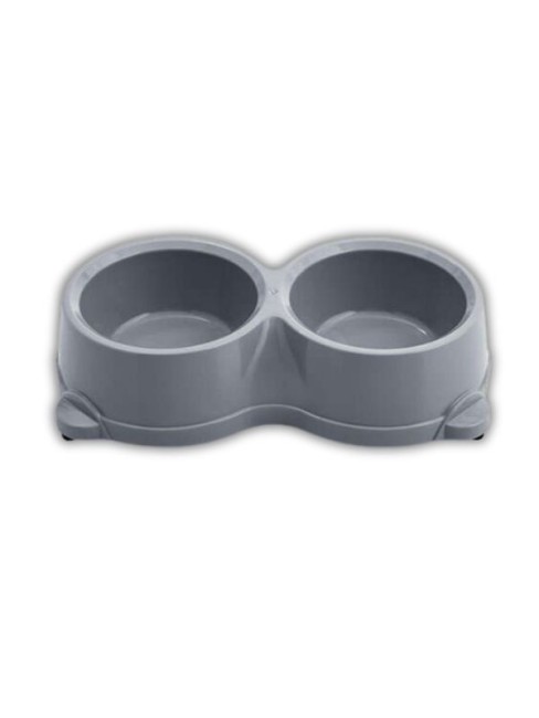 Reflex Care - Reflex Care Gemon Duo İkili Mama & Su Kabı D. Gri (R-11DG)