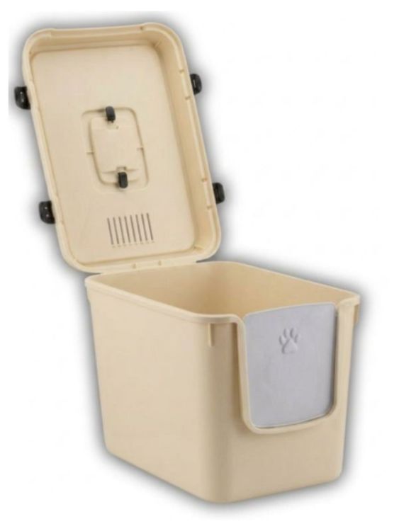 Reflex Care Handor Kapalı Kedi Tuvaleti Bej (R-23BJ)