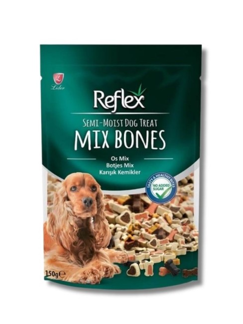 Reflex - Reflex Karışık Kemikler Yarı Yumuşak Köpek Ödül Maması 150gr