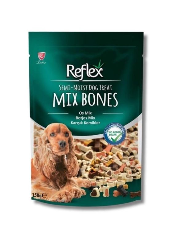 Reflex Karışık Kemikler Yarı Yumuşak Köpek Ödül Maması 150gr