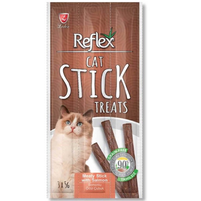 Reflex - Reflex Kedi Sticks Somonlu 15 Gr X 10 Adet