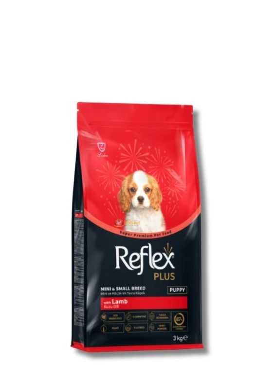 Reflex Plus Hipoalerjenik Kuzulu Küçük Irk Yavru Köpek Maması 3 kg