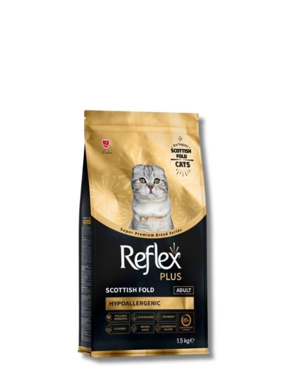 Reflex Plus Hipoalerjenik Scottish Fold Yetişkin Kedi Maması 1,5 kg