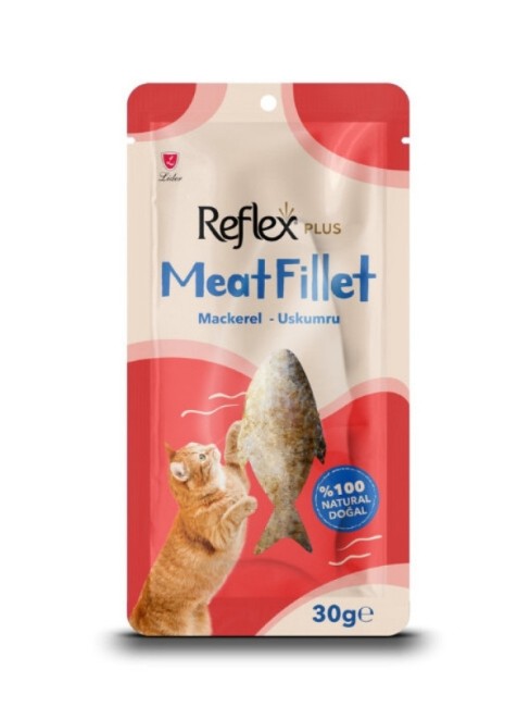 Reflex Plus - Reflex Plus Natural Uskumru Fileto Kedi Ödül Maması 30gr