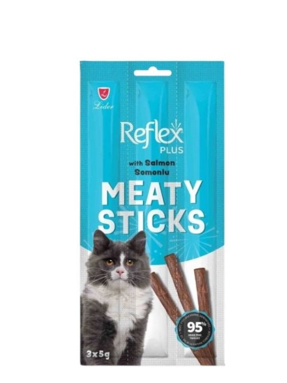 Reflex Plus Somonlu Kedi Ödül Çubuğu 5 gr x 3 Adet