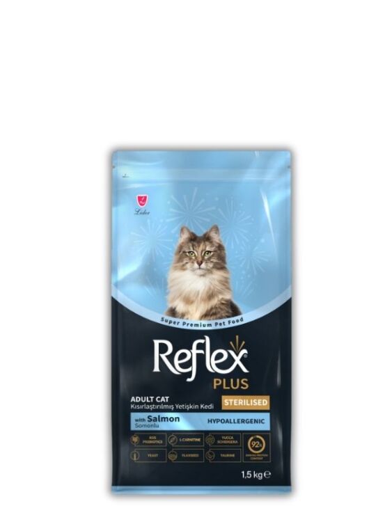 Reflex Plus Somonlu Kısırlaştırılmış Kedi Maması 1,5 kg