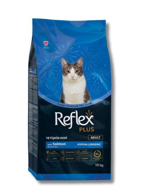 Reflex Plus - Reflex Plus Somonlu Yetişkin Kedi Maması 15 kg