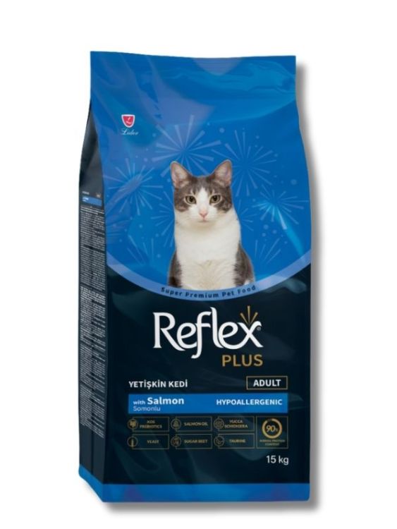 Reflex Plus Somonlu Yetişkin Kedi Maması 15 kg