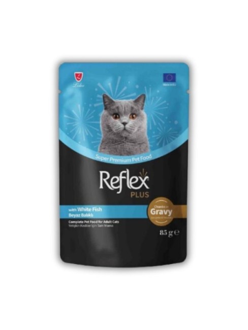 Reflex - Reflex Plus Sos İçinde Parça Balık Etli Yetişkin Kedi Pouch 85 Gr