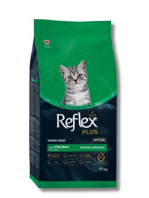 Reflex Plus - Reflex Plus Tavuklu Yavru Kedi Maması 15 kg